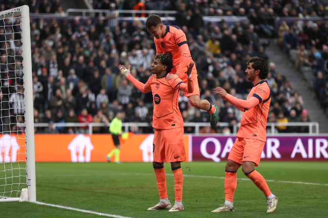 L'1x1 del Newcastle 1-1 Barça: especial "castells"