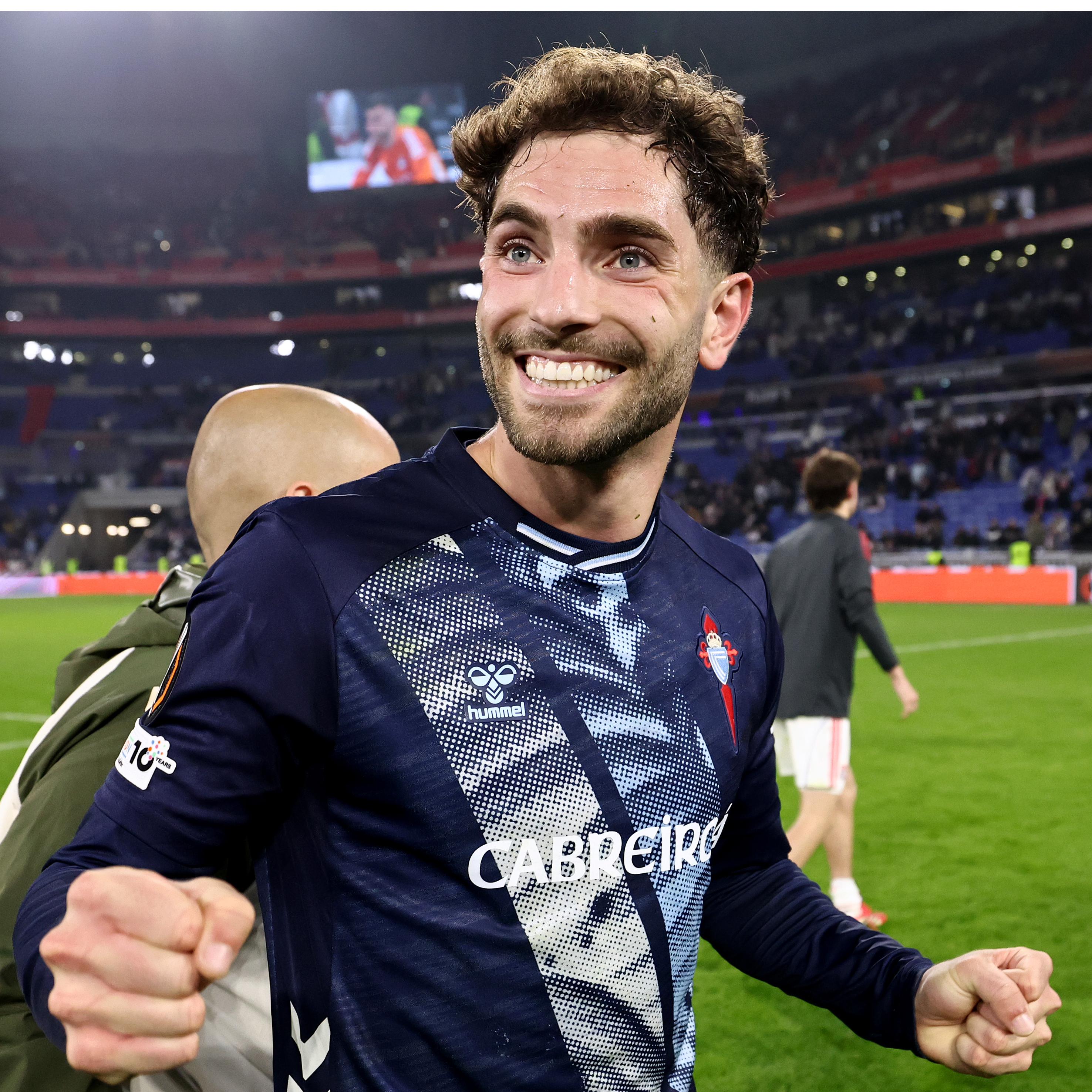 Imagen de Javi Rueda celebra la clasificación del Celta a cuartos de la Europa League en 'El Larguero': 