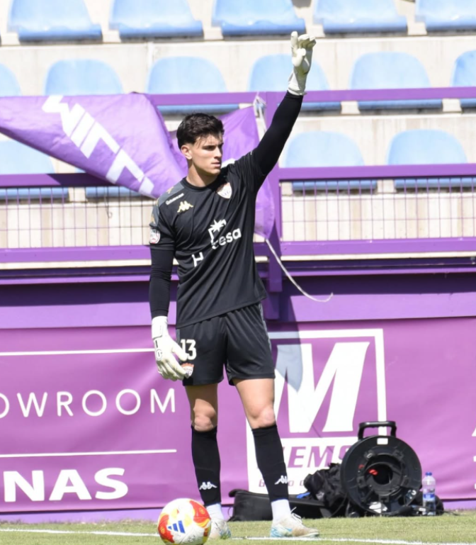 Dani Vicente, guardameta del CD Guadalajara: ''En la portería siempre hay que mantener la calma, estoy convencido de la salvación''