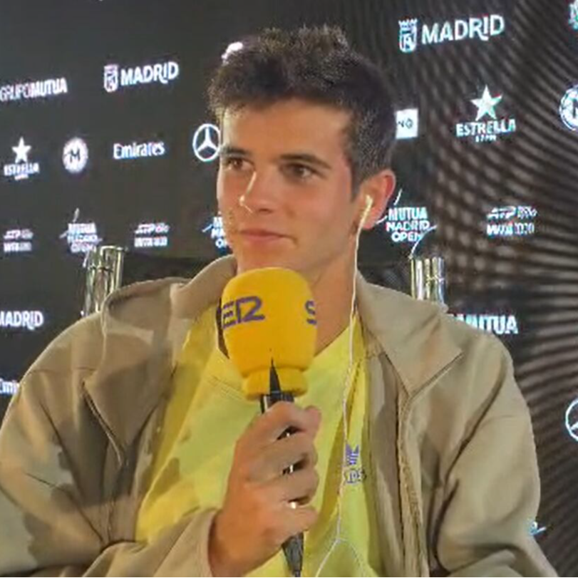 Entrevista | Rafa Jódar destaca su "conexión" con el público de Madrid y se prepara para el partido contra Sinner: "Hay que ir punto a punto"