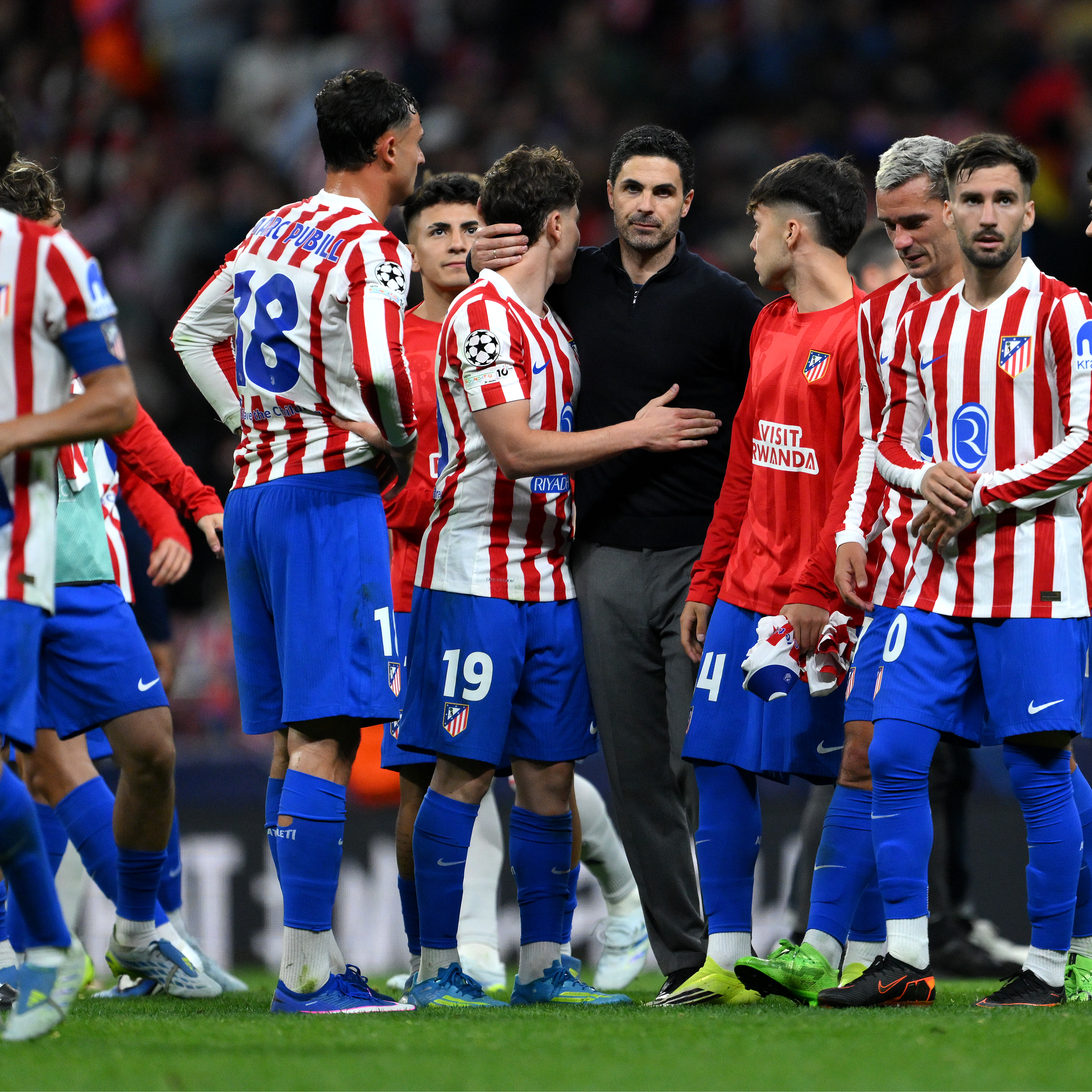 Imagen de El Atlético se jugará el pase a la final de la Champions en Londres (1-1)