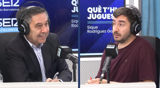 Bartomeu sobre el nostre Bartomeu: "Parla millor que jo"