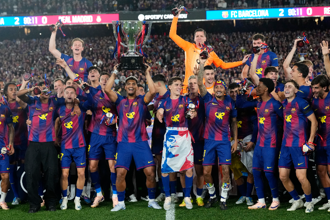 El FC Barcelona és campió de Lliga