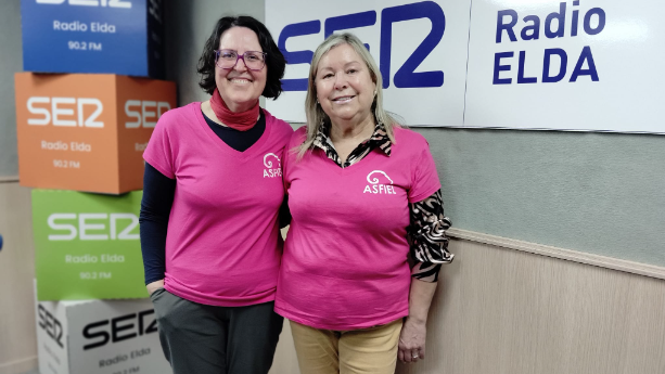 Cristina Jarque, presidenta de ASFIEL en Elda y Petrer, y Conchi Parada, vicepresidenta; reivindican el Día de la Fibromialgia episode artwork