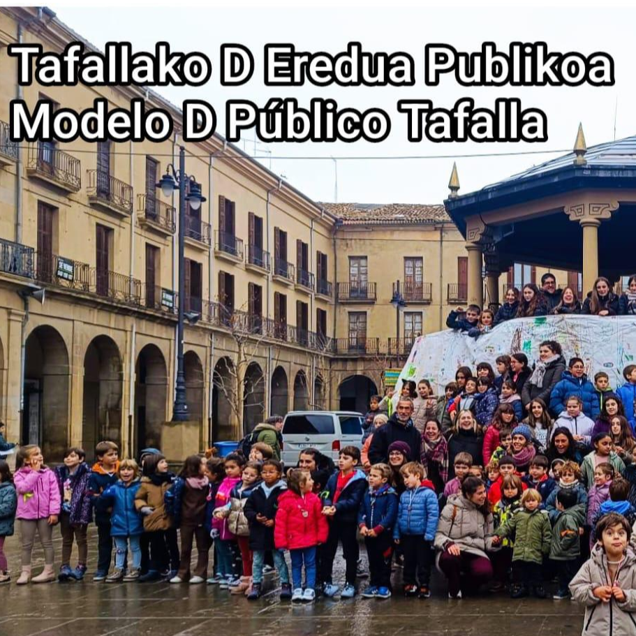El modelo D del colegio comarcal de Tafalla cumple 10 años