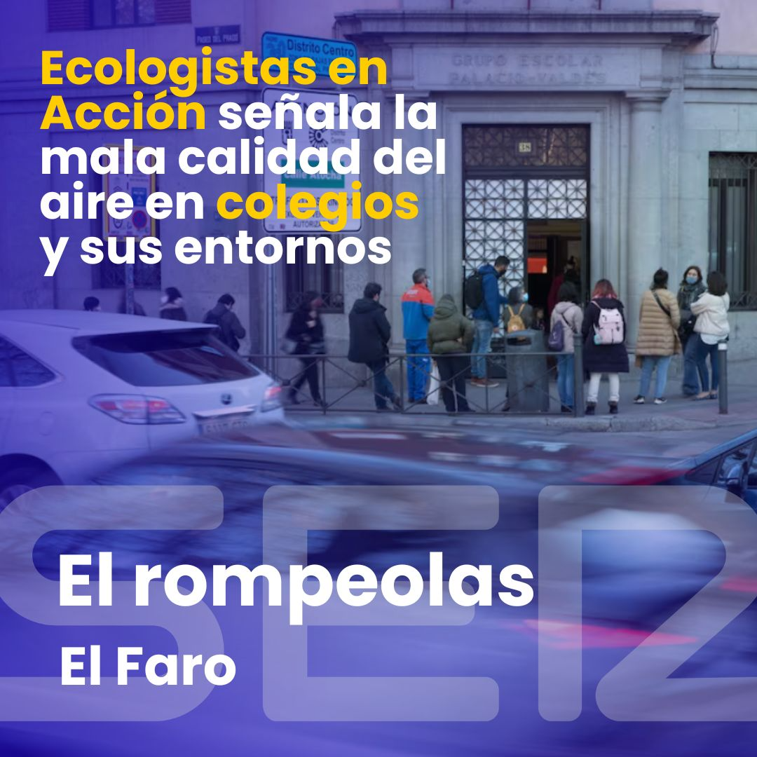 Imagen de La calidad del aire del 96% de los entornos escolares en ciudades españolas no cumple los niveles de la OMS