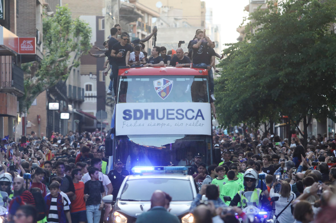 Así vivimos en Radio Huesca el ascenso en Lugo a Primera División de la SD Huesca el 21 de mayo de 2018