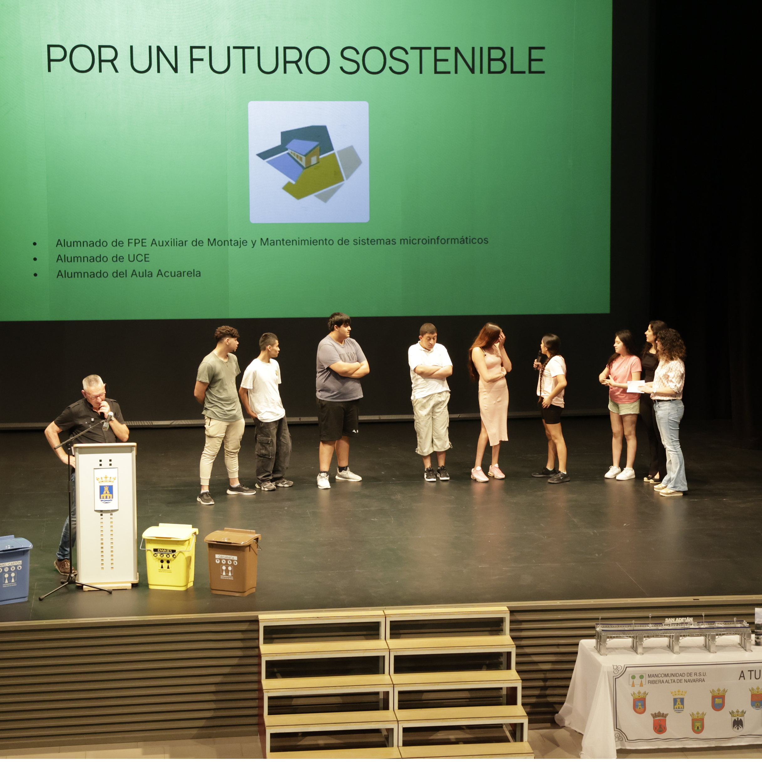 Proyectos de reciclaje en centros de FP Especial de Navarra