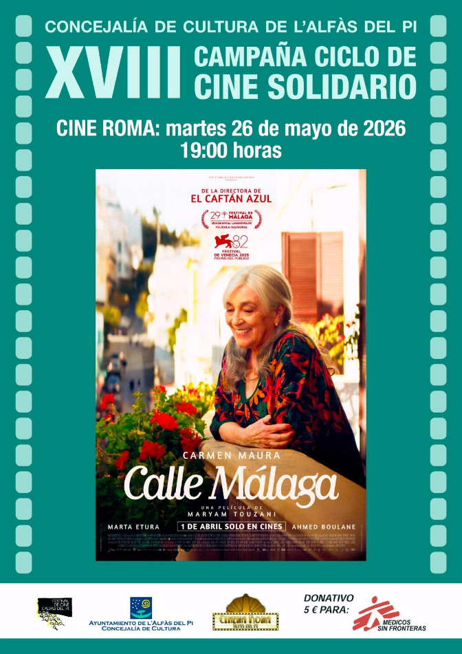 La película Calle Málaga clausura el XVIII Ciclo de Cine Solidario de L'Alfás de Pi episode artwork