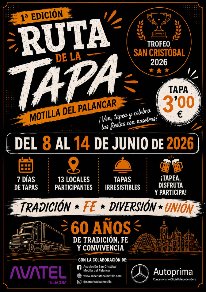 Entrevista con el presidente de la Asociación San Cristóbal de Motilla del Palancar, Nacho Ayala por la I Ruta de la Tapa. episode artwork