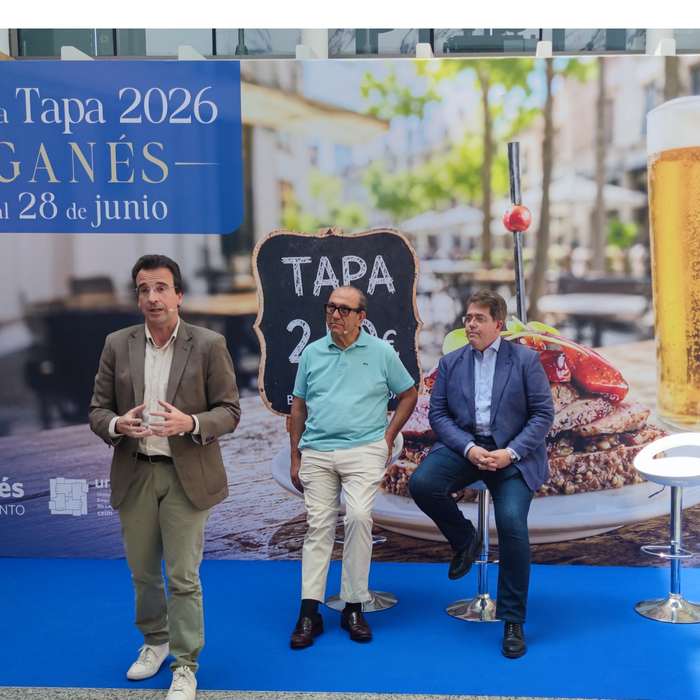 El alcalde de Leganés, Miguel Ángel Recuenco, el concejal de Comercio, José Marín, y Agustín Fuentes de UNELE, hablan de la Ruta de la Tapa de Leganés 2026. episode artwork
