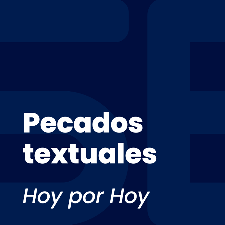 Pecados textuales