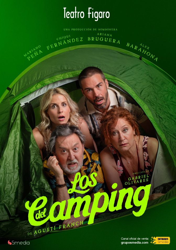 "Con la convivencia familiar, en verano surgen las asperezas" Llega al Teatro Fígaro "Los del Camping", una de las comedias más ácidas de la temporada
