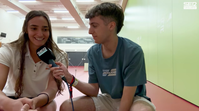 Martina Terré, portera de la selecció espanyola de waterpolo: "Potser són més d'economia que de sentiment"