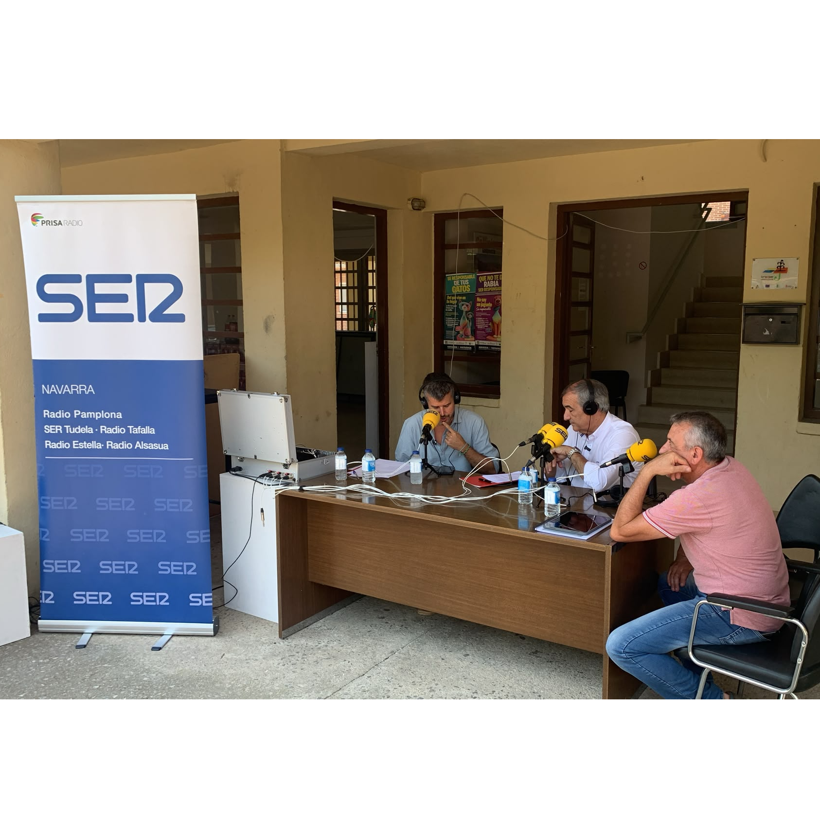 Hoy por Hoy Navarra desde Gallipienzo con Óscar Chivite, consejero de Cohesión Territorial y Roberto Hernández, alcalde de Gallipienzo