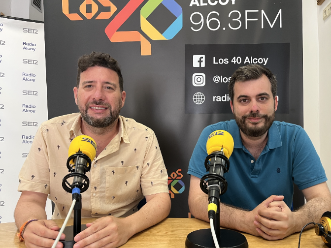 LOS40 Summer Live Alcoi_Entrevista al vicealcalde Àlex Cerradelo i a Carles Sansalvador, regidor de Joventut
