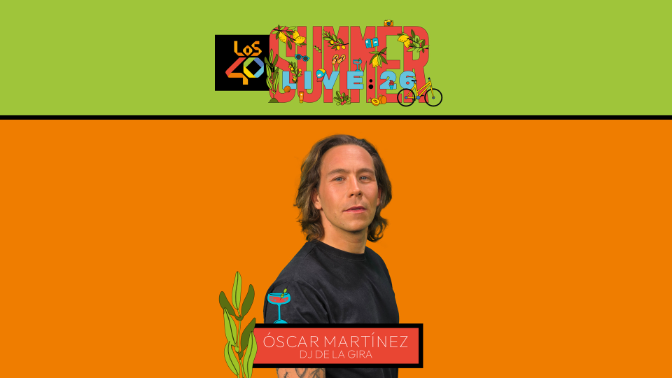 Entrevista a Óscar Martínez DJ antes del directo de LOS40 Summer Live Alcoy