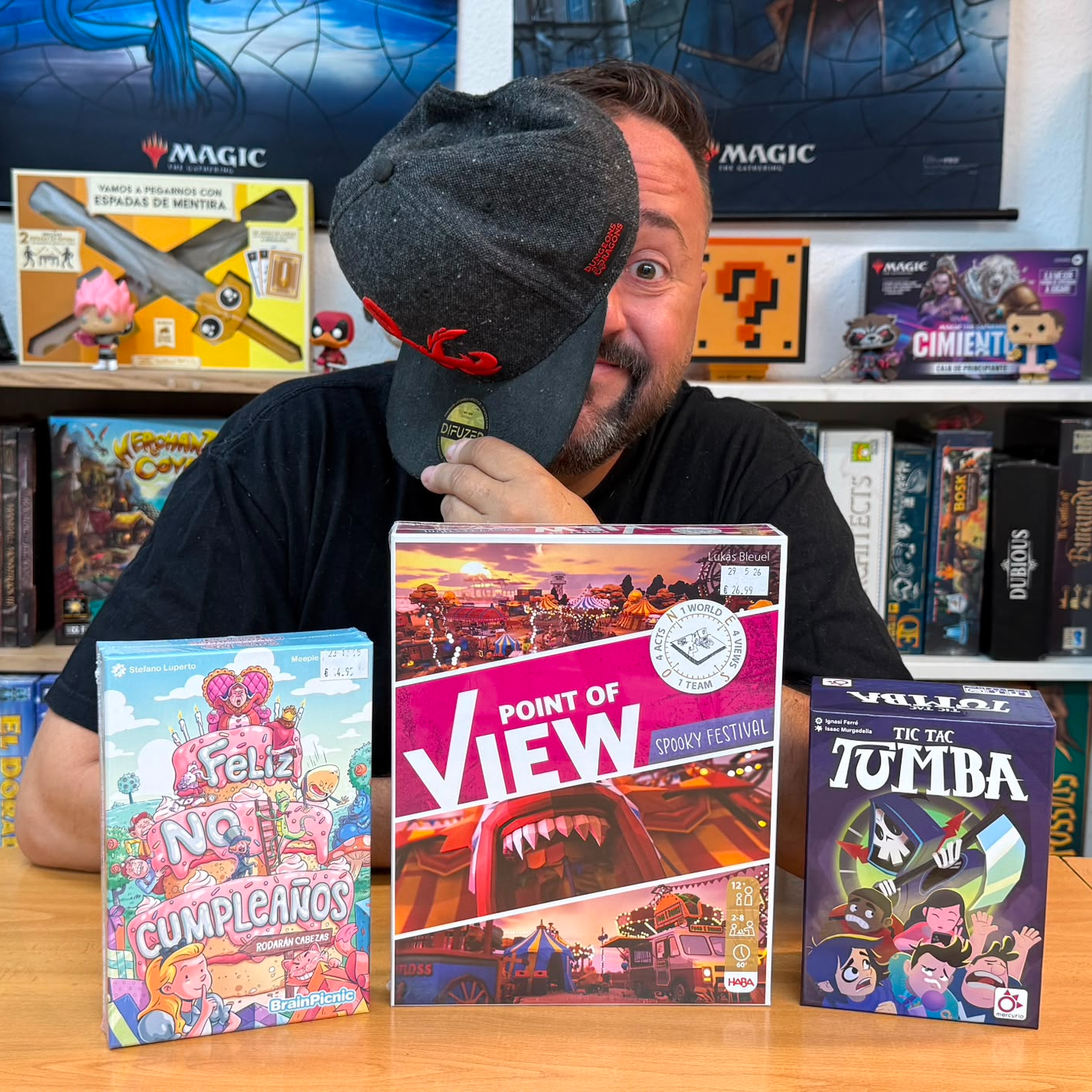 Tres juegos de mesa para despertar nuestro lado detectivesco y de deducción: ‘Tic Tac Tumba’, ‘Point of View’ y ‘Feliz no cumpleaños’