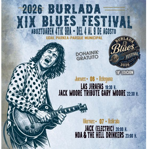 Esta tarde arranca la XIX Edición del Burlada Blues Festival episode artwork