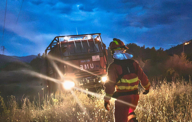 El director del 112 en Aragón confirma la mejora de los incendios gracias a la meteorología: "Las lluvias han refrescado el fuego"