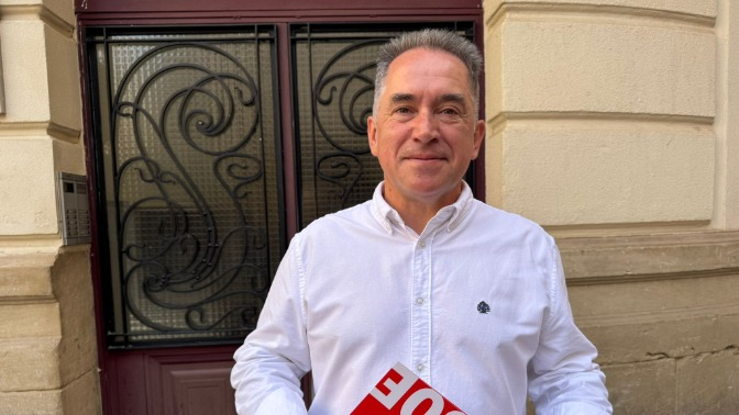 Eloy Madorrán presenta su precandidatura en el PSOE para la alcaldía de Logroño con un lema: "Recuperar Logroño para los logroñeses"