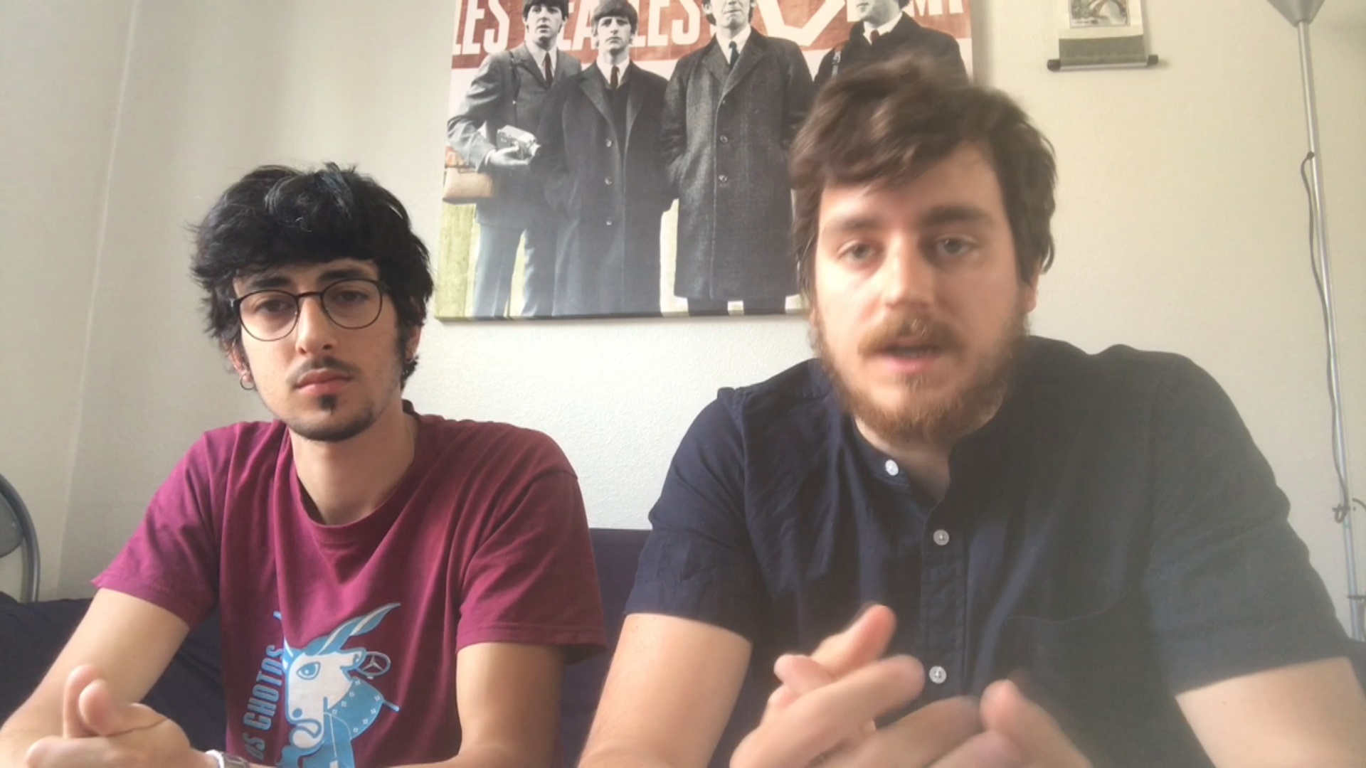 Lucas Turmo y Lorien Asín en Northampton