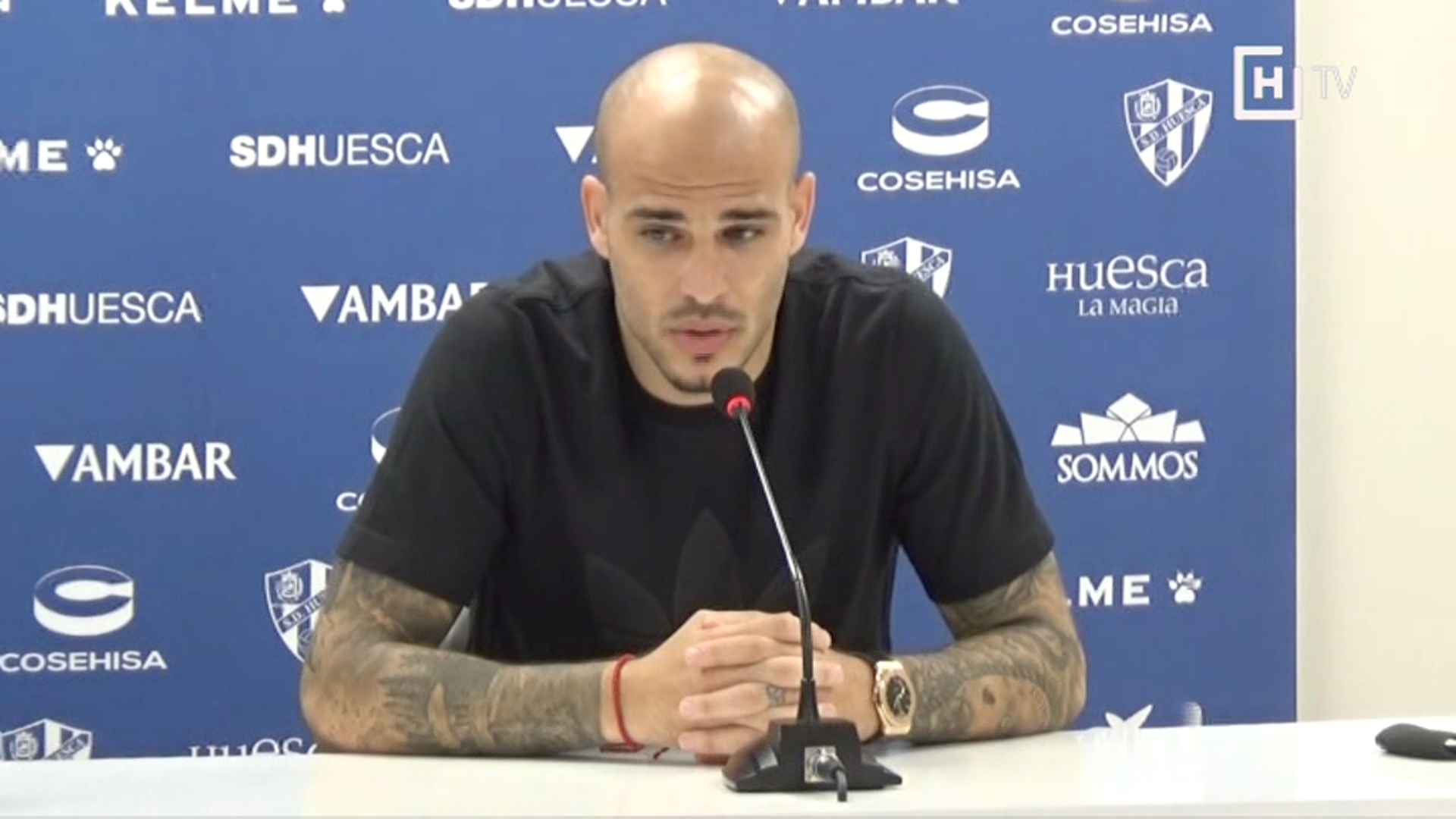 Sandro presentación SD Huesca