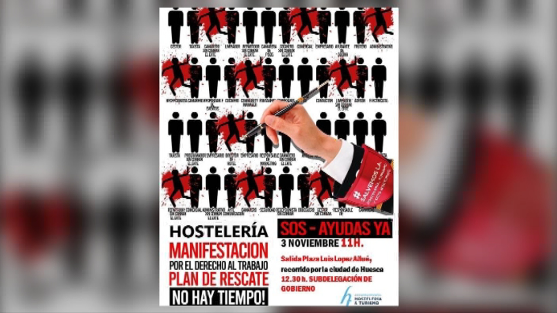 Los hosteleros entregarán las llaves de sus negocios al Gobierno